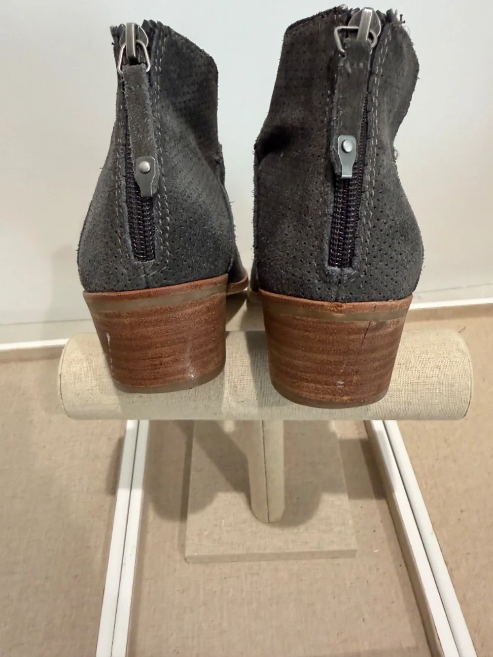 Dolce Vita Gray Suede Bootie